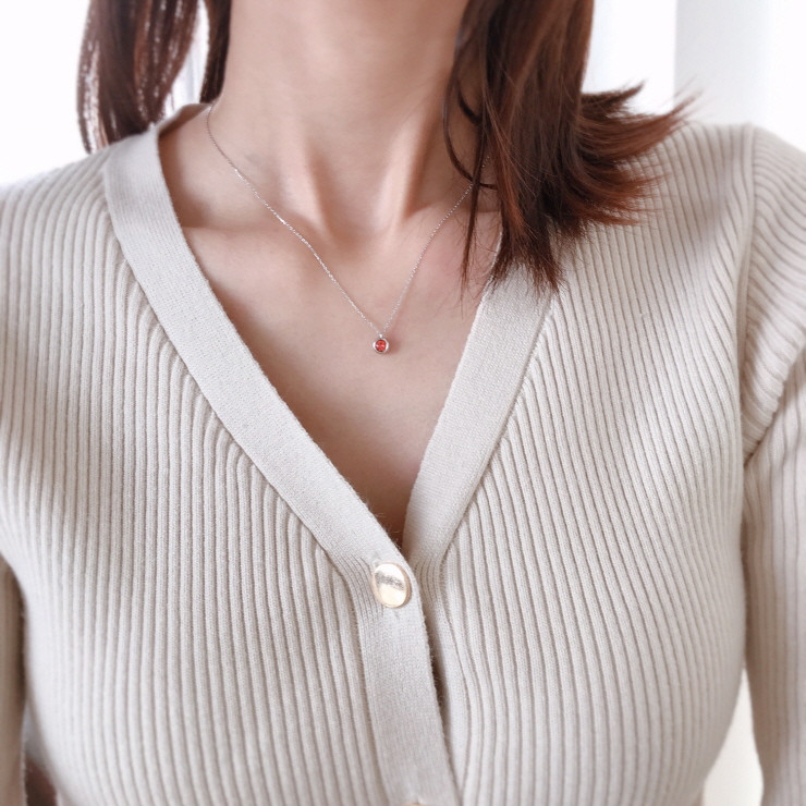 <b><p>Birthstone 925 silver Cubic Drop cklace day</p></b><b><p>誕生石 925 キュービック ドロップ ネレス デイリー 星座 ジュエ 友情 原石</p></b><br /><br /><p align='center'>