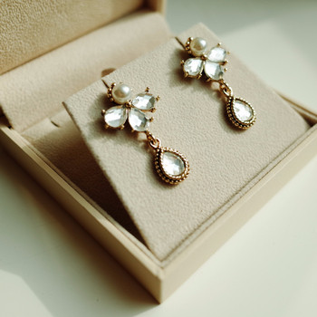 <b><p>Purple Dew Drop 3way earring</p></b><b><p>すみれ色 露 ドロップ 3ウェイ イヤリング</p></b><br /><br /><p align='center'>