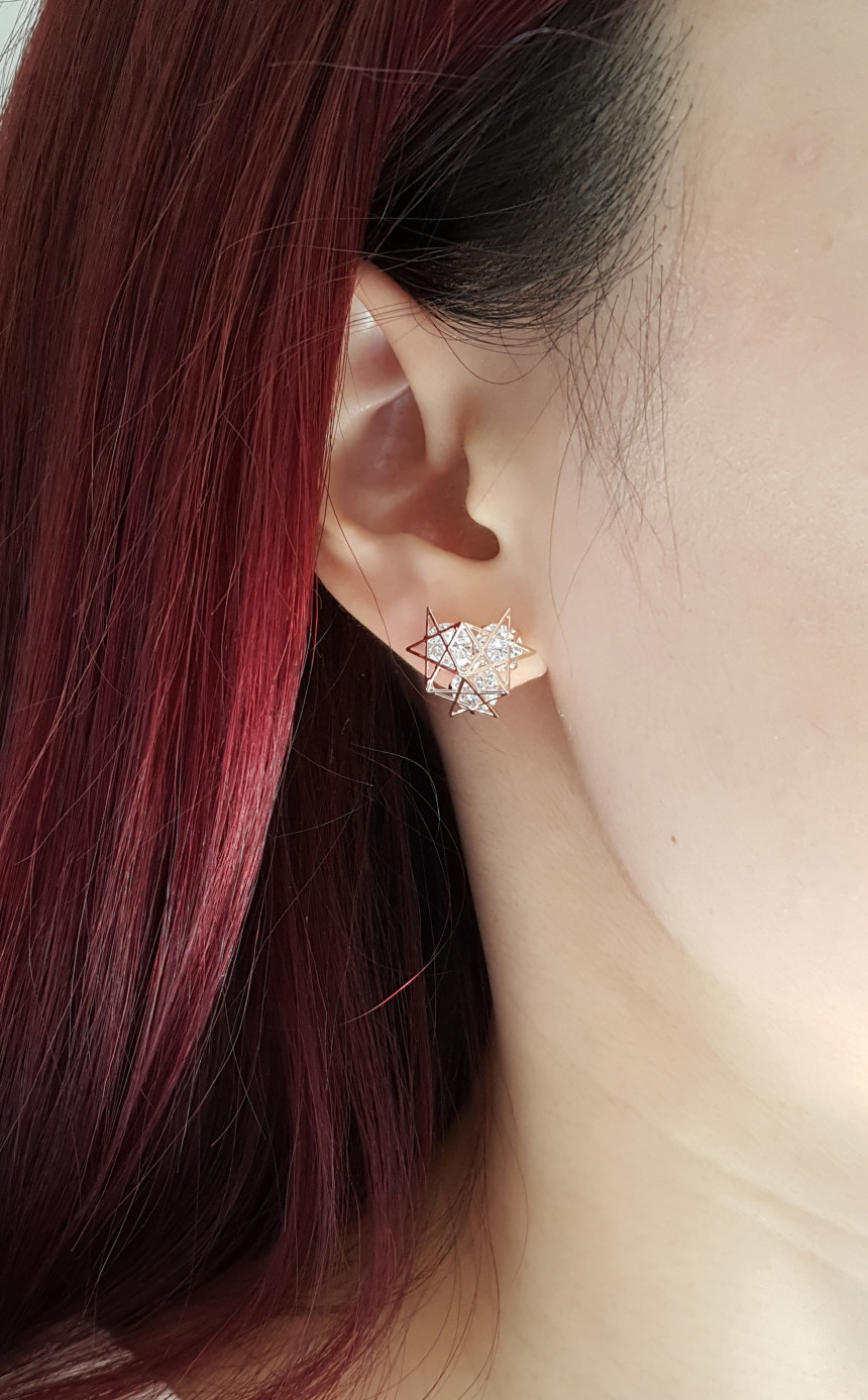 <b><p>Shoot star ering Cl Glitt Sp Crdation 2017</p></b><b><p>星を射る イヤリング 素敵な 輝く 2017春のコーディネート 華やかなカラー キュービックブブ</p></b><br /><br /><p align='center'>