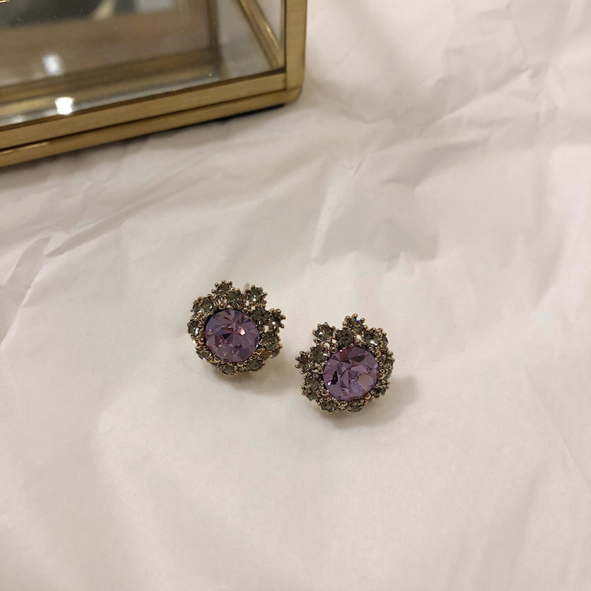 <b><p>stelr Violet Cubic ering acc717 Lony Glitr</p></b><b><p>ステラ バイオレット キュービック イヤリング acc717 きらめく 輝く ケバケバした</p></b><br /><br /><p align='center'>