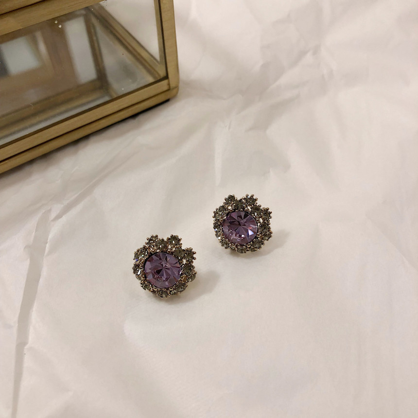 <b><p>stelr Violet Cubic ering acc717 Lony Glitr</p></b><b><p>ステラ バイオレット キュービック イヤリング acc717 きらめく 輝く ケバケバした</p></b><br /><br /><p align='center'>