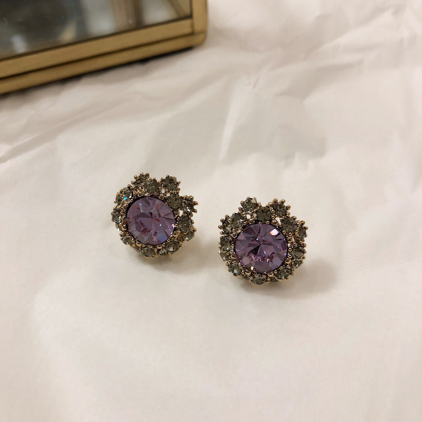 <b><p>stelr Violet Cubic ering acc717 Lony Glitr</p></b><b><p>ステラ バイオレット キュービック イヤリング acc717 きらめく 輝く ケバケバした</p></b><br /><br /><p align='center'>