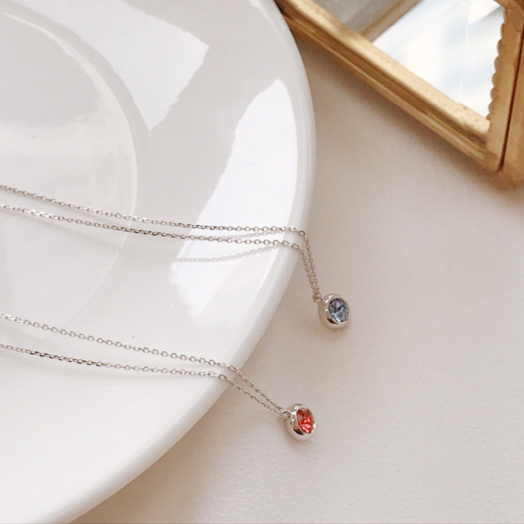 <b><p>Birthstone 925 silver Cubic Drop cklace day</p></b><b><p>誕生石 925 キュービック ドロップ ネレス デイリー 星座 ジュエ 友情 原石</p></b><br /><br /><p align='center'>
