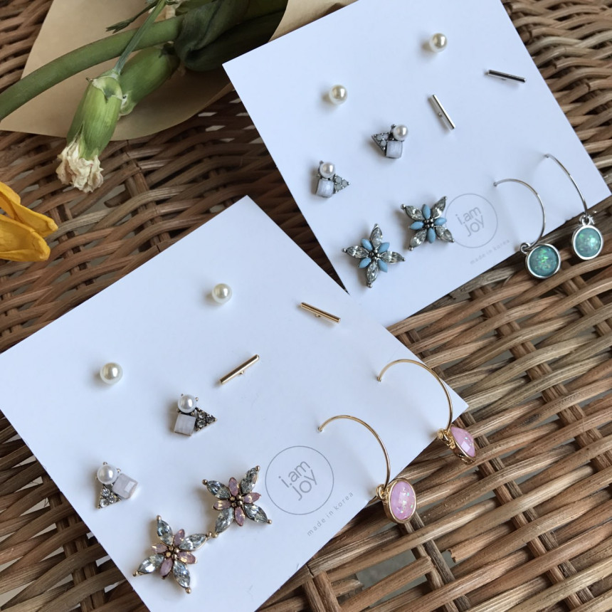 <b><p>Alo Cubic Pearl 10 eces Set rings Caust ra</p></b><b><p>卵 キュービック真珠 10ピース セットピアス 歌声非 華やかな カジュアルファッション</p></b><br /><br /><p align='center'>