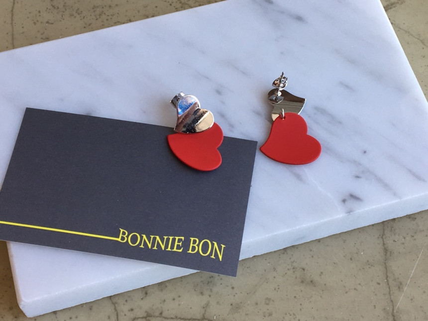 <b><p>double heart ing Sweet and sr Emotional Jelry</p></b><b><p>ダブル ハート イヤリング サンコム若々しく 感性ジュエリー ビビッド 愛情する</p></b><br /><br /><p align='center'>