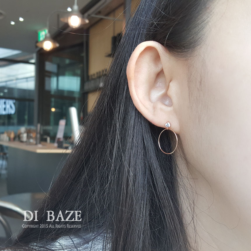 <b><p>Cubic Ring earrs 14k Genie Vivid youthful</p></b><b><p>キュービック リングピアス 14k ジニー 生気溌剌と ブブサークルゴールド 外出</p></b><br /><br /><p align='center'>