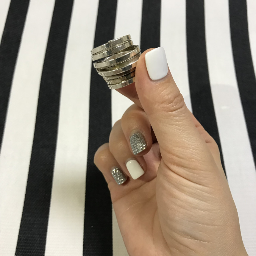 <b><p>Silver 925 8-line rg mple Unique Modn accessories</p></b><b><p>シルバー925 8行リング シンプルユニーク モダンなアクセサリー ポイント ねじれ</p></b><br /><br /><p align='center'>