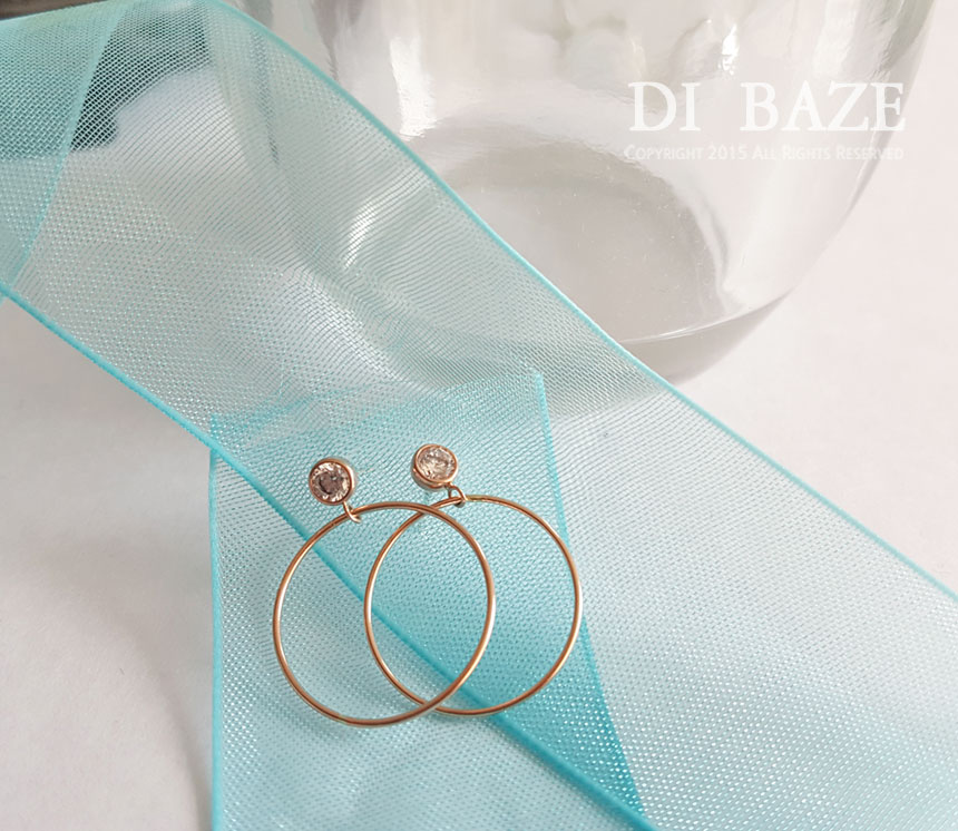 <b><p>Cubic Ring earrs 14k Genie Vivid youthful</p></b><b><p>キュービック リングピアス 14k ジニー 生気溌剌と ブブサークルゴールド 外出</p></b><br /><br /><p align='center'>