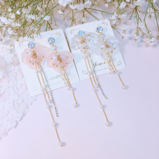 <b><p>Sallan pet Drop Earrings Good pot cycle Bl-bl</p></b><b><p>シャラン 花びら ドロップイヤリング ポイントサイクル良い ケバケバした ユニークアクセサリー</p></b><br /><br /><p align='center'>