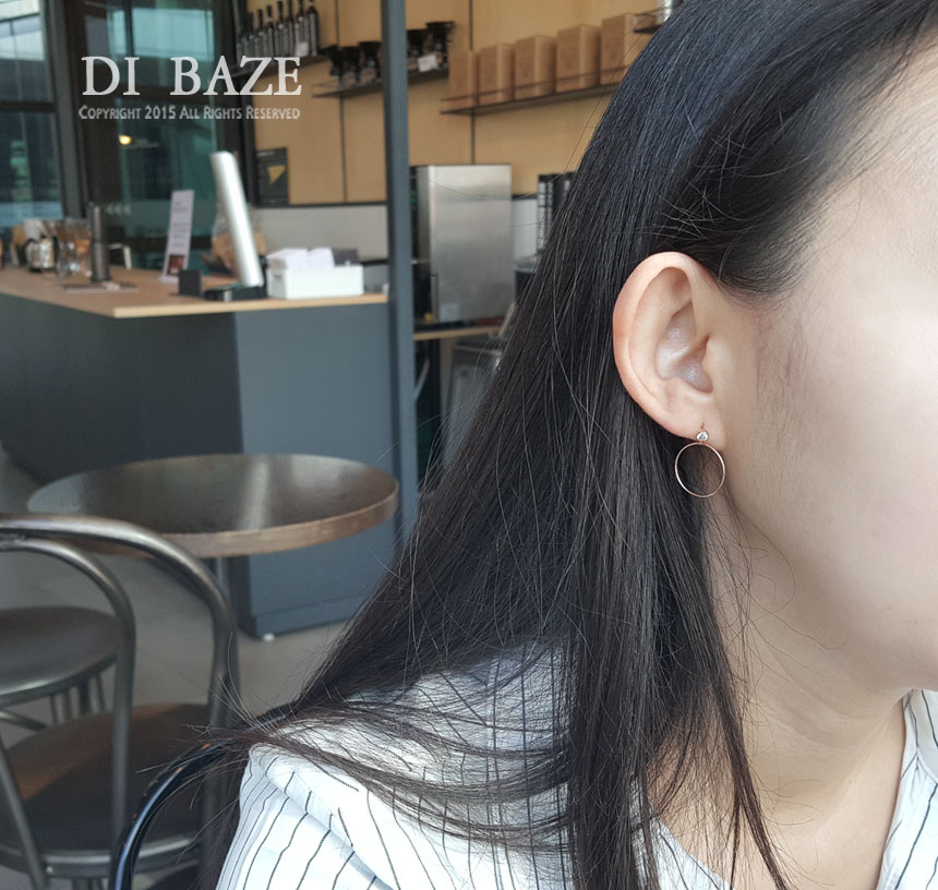 <b><p>Cubic Ring earrs 14k Genie Vivid youthful</p></b><b><p>キュービック リングピアス 14k ジニー 生気溌剌と ブブサークルゴールド 外出</p></b><br /><br /><p align='center'>