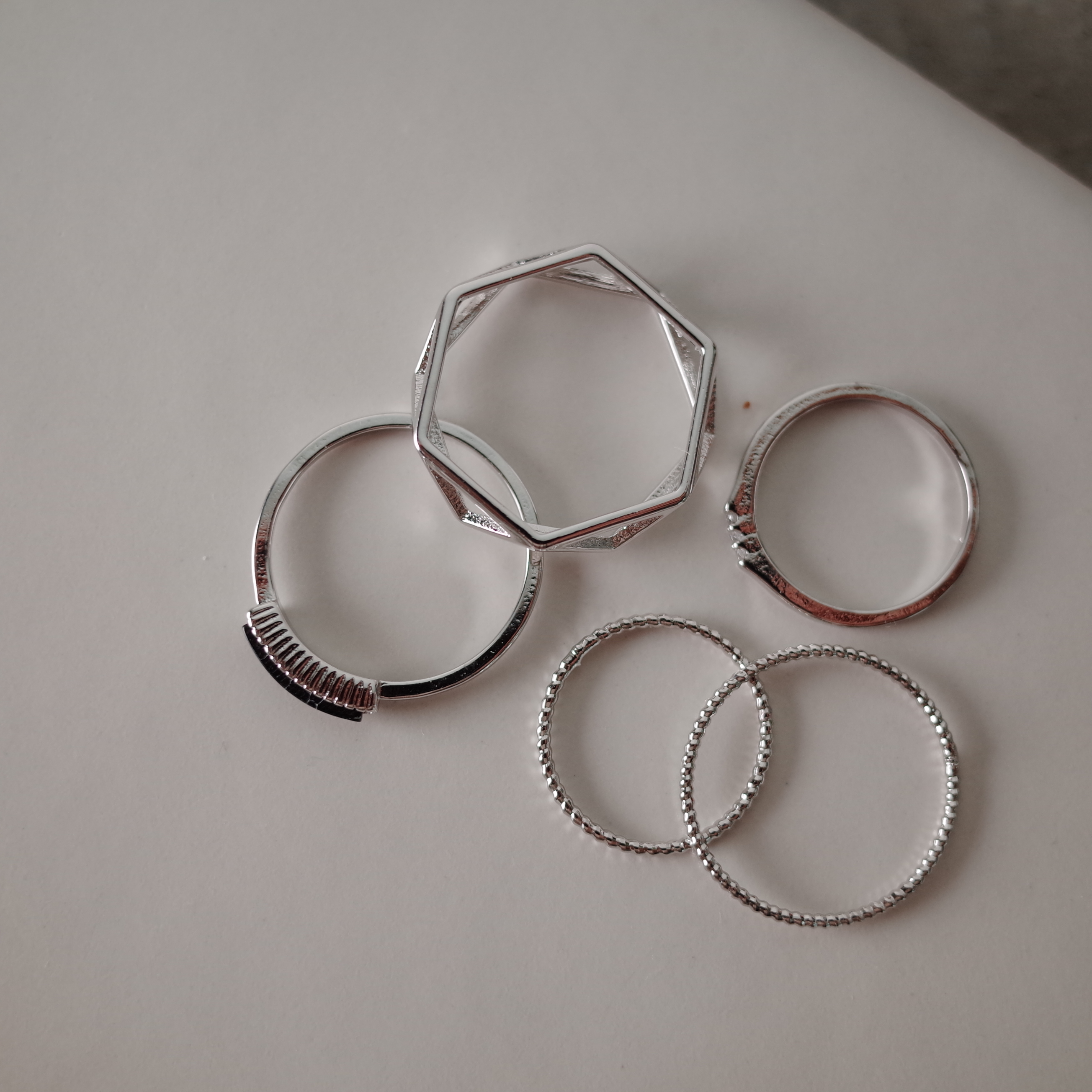 <b><p>Slim landscape Bck Gemstone SET Rings daily</p></b><b><p>横スリム ブラック原石SETリング デイリー セット レイヤ ドゥ ギフト 女性</p></b><br /><br /><p align='center'>