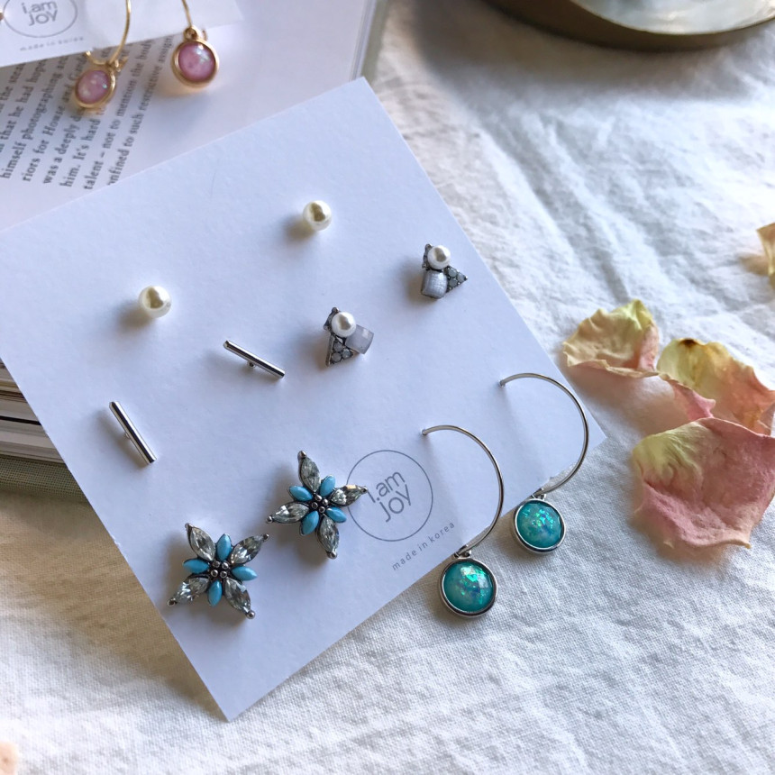 <b><p>Alo Cubic Pearl 10 eces Set rings Caust ra</p></b><b><p>卵 キュービック真珠 10ピース セットピアス 歌声非 華やかな カジュアルファッション</p></b><br /><br /><p align='center'>