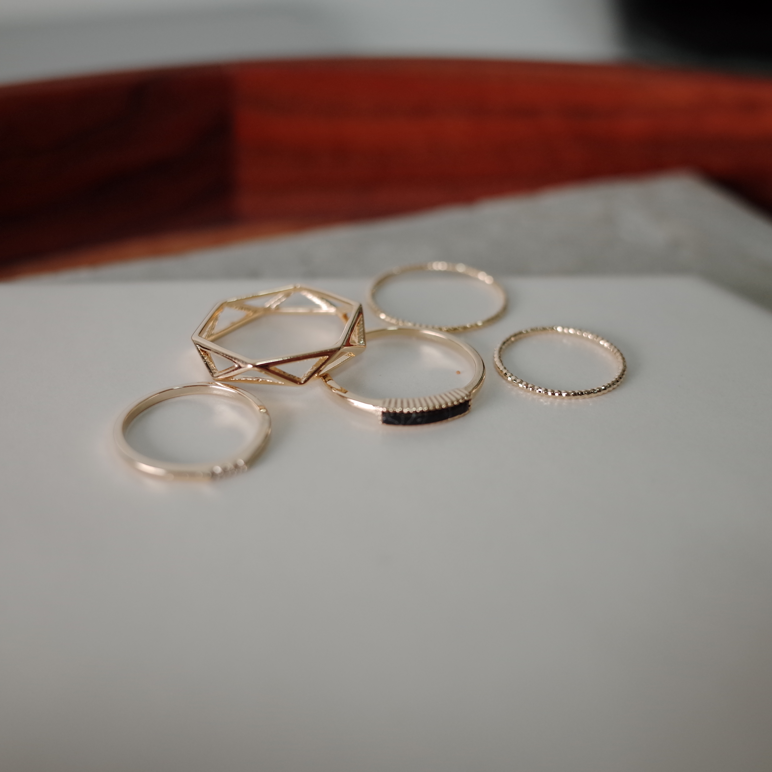 <b><p>Slim landscape Bck Gemstone SET Rings daily</p></b><b><p>横スリム ブラック原石SETリング デイリー セット レイヤ ドゥ ギフト 女性</p></b><br /><br /><p align='center'>