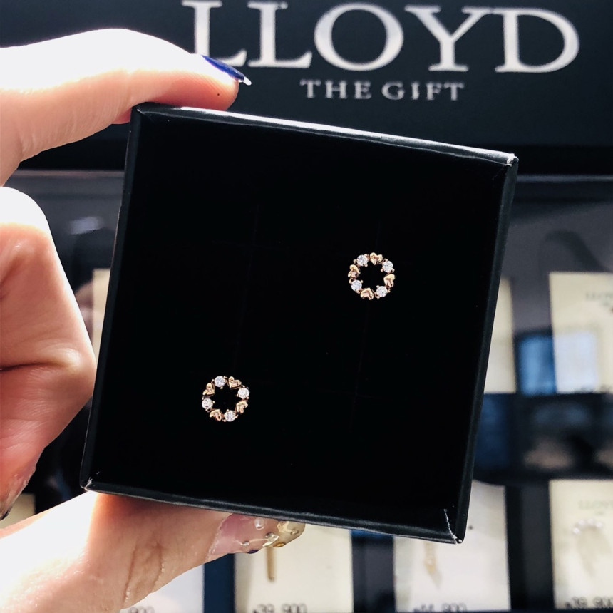 <b><p>Lloyd heart Cubic circle ring LPFD2079G</p></b><b><p>ロイド ハート キュービック 円形 イヤリング LPFD2079G</p></b><br /><br /><p align='center'>