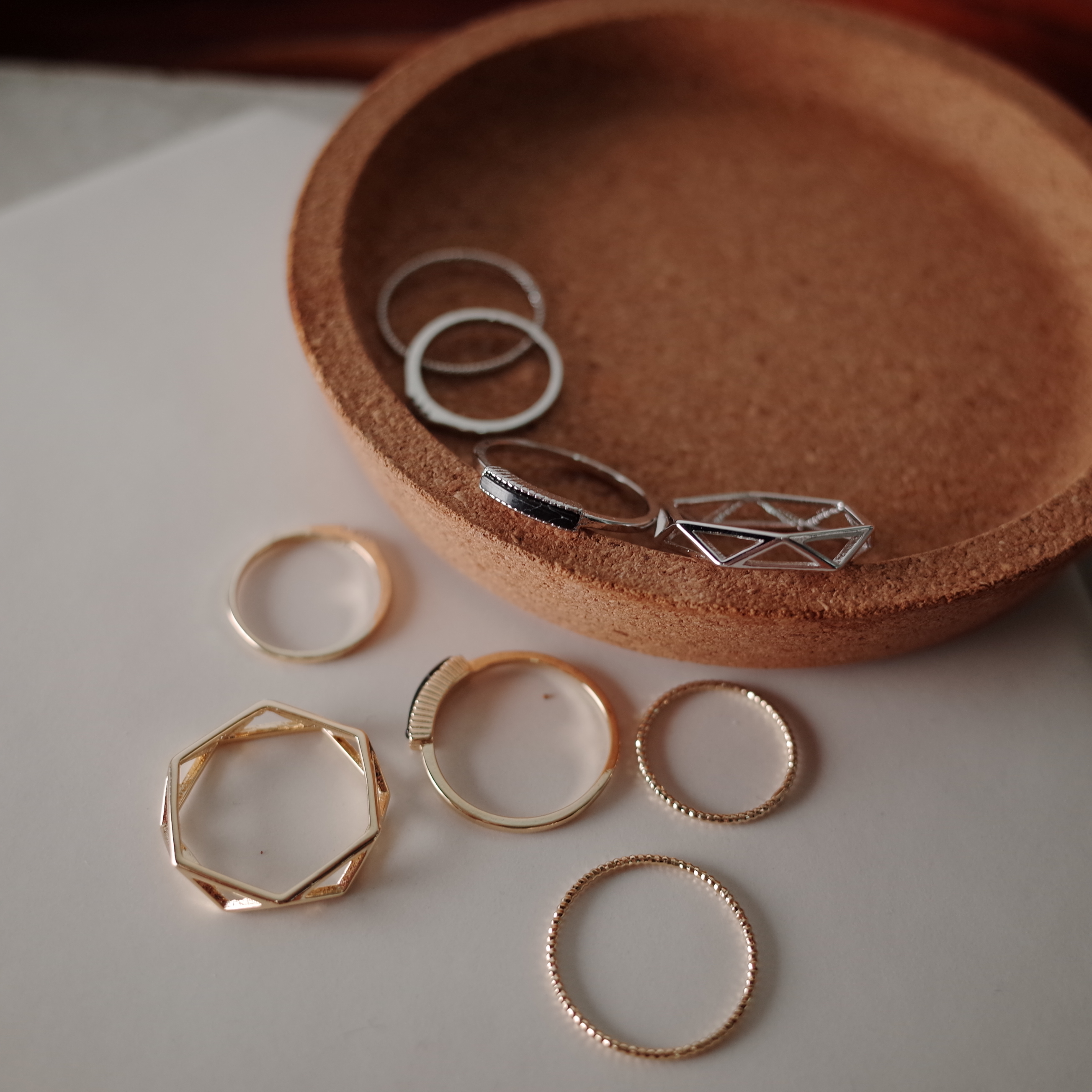 <b><p>Slim landscape Bck Gemstone SET Rings daily</p></b><b><p>横スリム ブラック原石SETリング デイリー セット レイヤ ドゥ ギフト 女性</p></b><br /><br /><p align='center'>