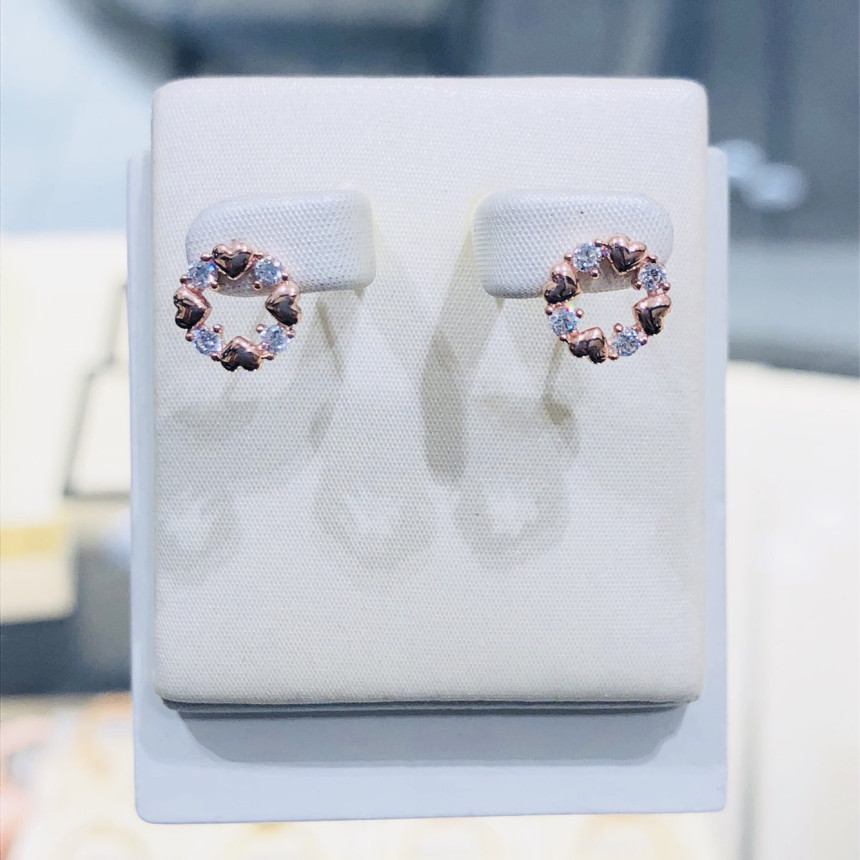 <b><p>Lloyd heart Cubic circle ring LPFD2079G</p></b><b><p>ロイド ハート キュービック 円形 イヤリング LPFD2079G</p></b><br /><br /><p align='center'>