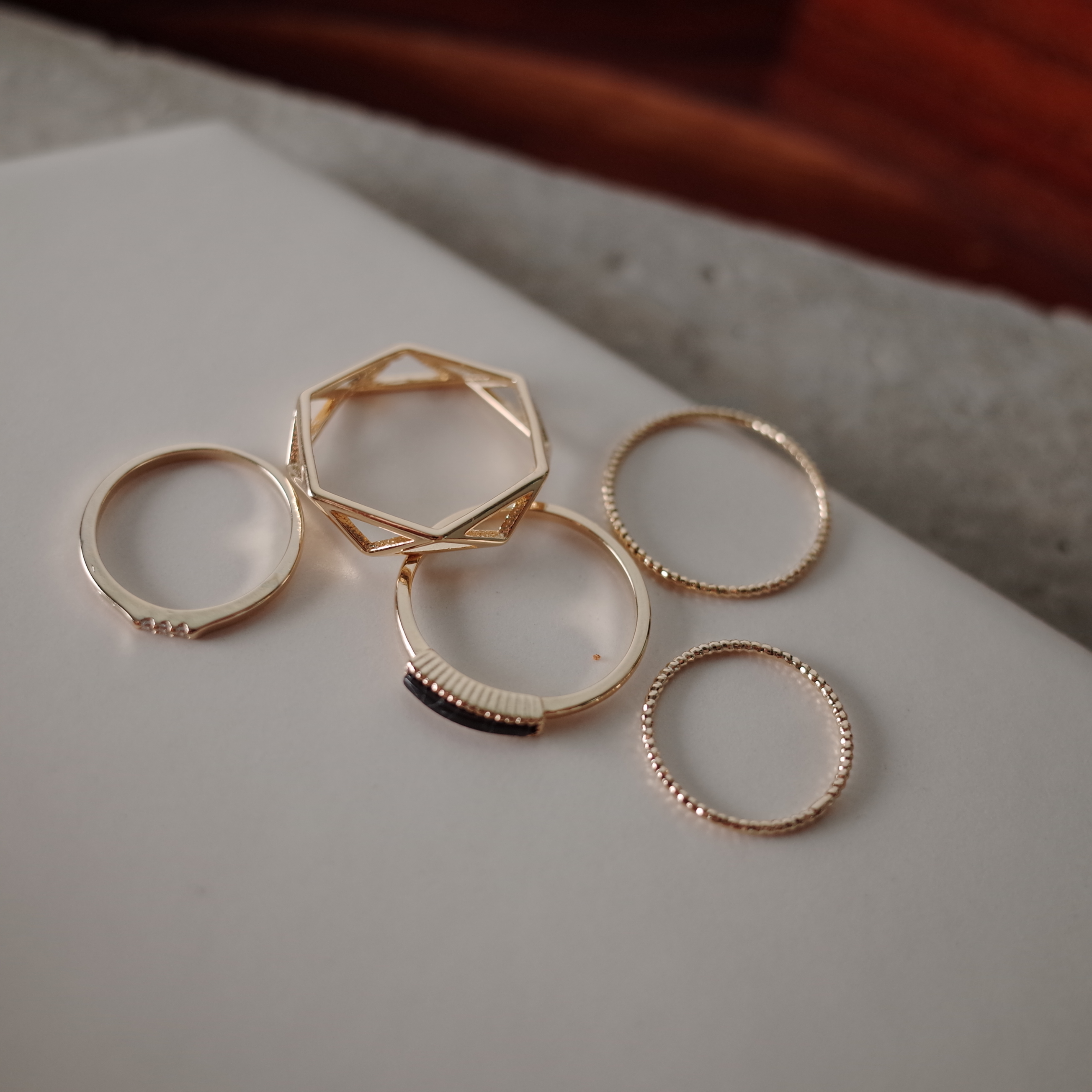 <b><p>Slim landscape Bck Gemstone SET Rings daily</p></b><b><p>横スリム ブラック原石SETリング デイリー セット レイヤ ドゥ ギフト 女性</p></b><br /><br /><p align='center'>