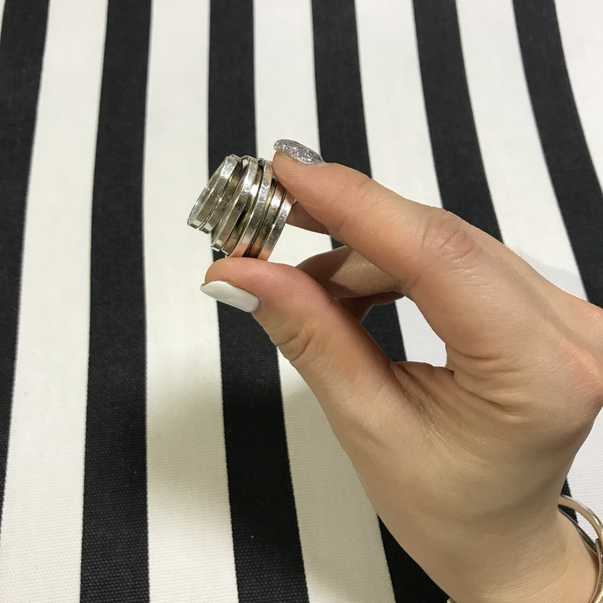 <b><p>Silver 925 8-line rg mple Unique Modn accessories</p></b><b><p>シルバー925 8行リング シンプルユニーク モダンなアクセサリー ポイント ねじれ</p></b><br /><br /><p align='center'>