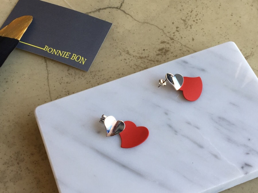 <b><p>double heart ing Sweet and sr Emotional Jelry</p></b><b><p>ダブル ハート イヤリング サンコム若々しく 感性ジュエリー ビビッド 愛情する</p></b><br /><br /><p align='center'>