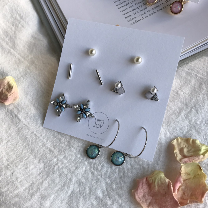 <b><p>Alo Cubic Pearl 10 eces Set rings Caust ra</p></b><b><p>卵 キュービック真珠 10ピース セットピアス 歌声非 華やかな カジュアルファッション</p></b><br /><br /><p align='center'>