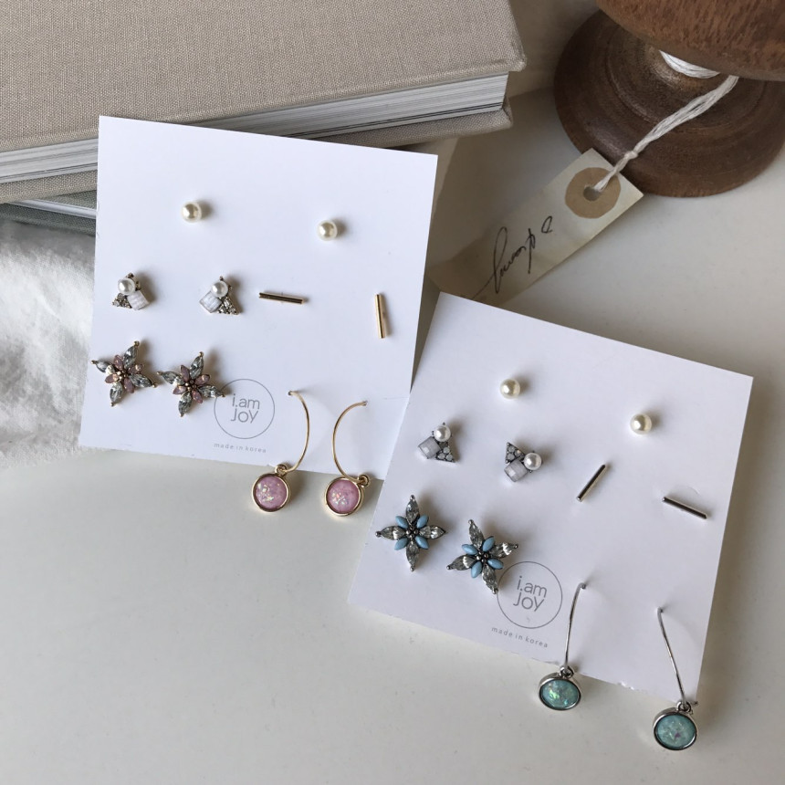 <b><p>Alo Cubic Pearl 10 eces Set rings Caust ra</p></b><b><p>卵 キュービック真珠 10ピース セットピアス 歌声非 華やかな カジュアルファッション</p></b><br /><br /><p align='center'>