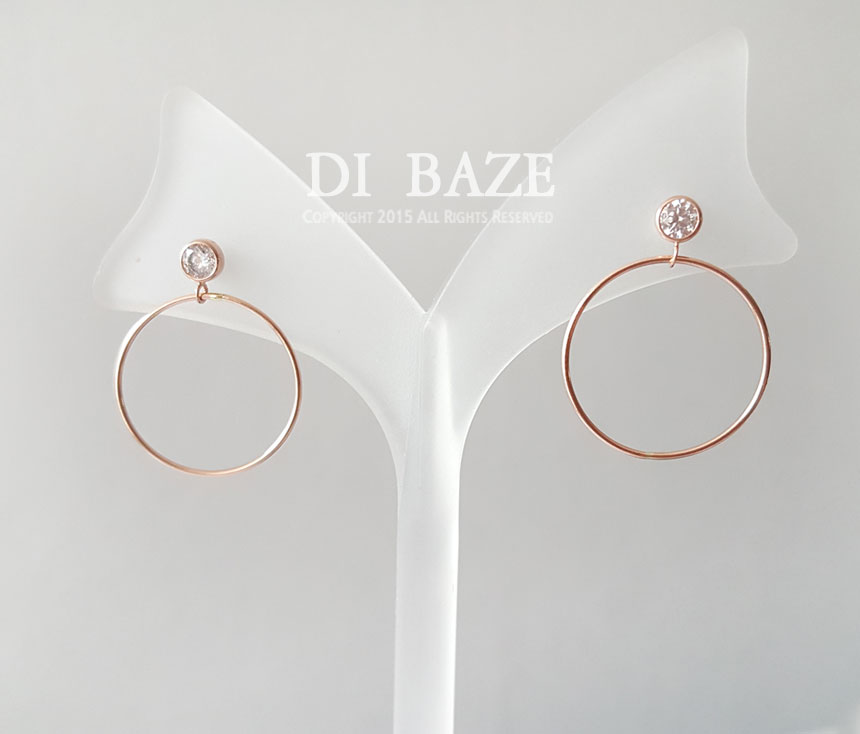 <b><p>Cubic Ring earrs 14k Genie Vivid youthful</p></b><b><p>キュービック リングピアス 14k ジニー 生気溌剌と ブブサークルゴールド 外出</p></b><br /><br /><p align='center'>