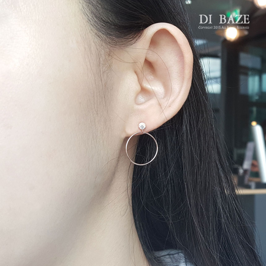 <b><p>Cubic Ring earrs 14k Genie Vivid youthful</p></b><b><p>キュービック リングピアス 14k ジニー 生気溌剌と ブブサークルゴールド 外出</p></b><br /><br /><p align='center'>