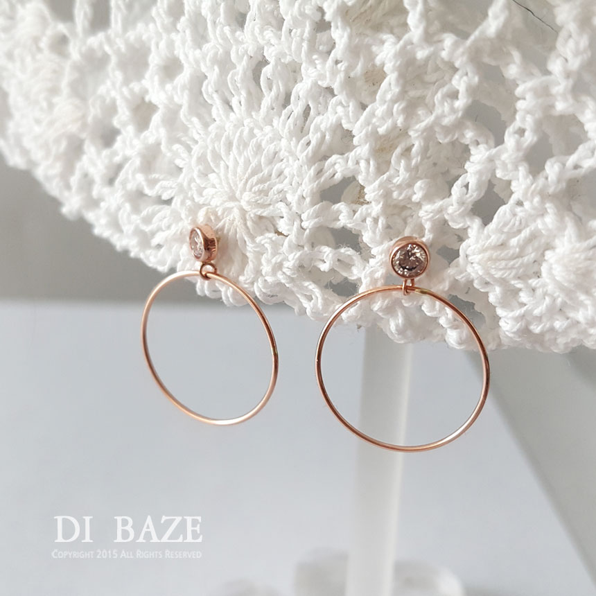 <b><p>Cubic Ring earrs 14k Genie Vivid youthful</p></b><b><p>キュービック リングピアス 14k ジニー 生気溌剌と ブブサークルゴールド 外出</p></b><br /><br /><p align='center'>