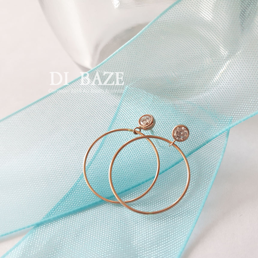 <b><p>Cubic Ring earrs 14k Genie Vivid youthful</p></b><b><p>キュービック リングピアス 14k ジニー 生気溌剌と ブブサークルゴールド 外出</p></b><br /><br /><p align='center'>
