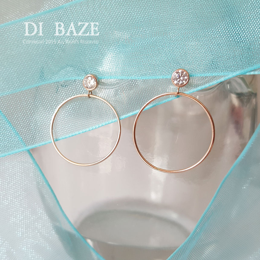 <b><p>Cubic Ring earrs 14k Genie Vivid youthful</p></b><b><p>キュービック リングピアス 14k ジニー 生気溌剌と ブブサークルゴールド 外出</p></b><br /><br /><p align='center'>