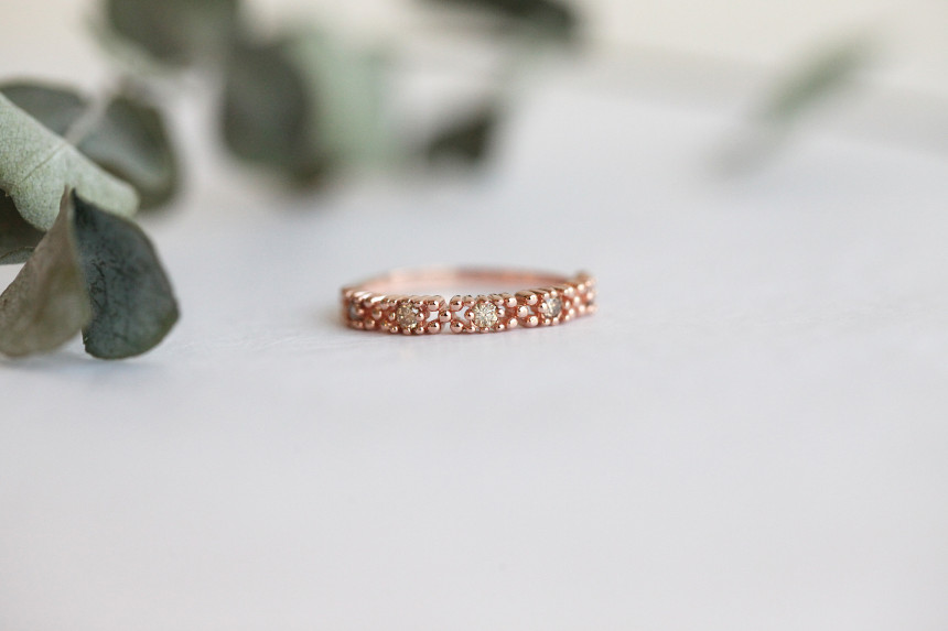 <b><p>secret Cognac Diamond Ring 14k Feme Luxurious</p></b><b><p>シークレット コニャックダイヤリング14k フェミニンな 高級感のあるアクセサリー</p></b><br /><br /><p align='center'>