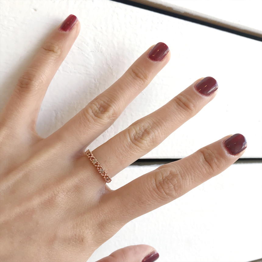 <b><p>secret Cognac Diamond Ring 14k Feme Luxurious</p></b><b><p>シークレット コニャックダイヤリング14k フェミニンな 高級感のあるアクセサリー</p></b><br /><br /><p align='center'>