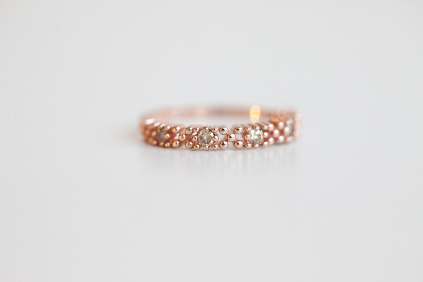 <b><p>secret Cognac Diamond Ring 14k Feme Luxurious</p></b><b><p>シークレット コニャックダイヤリング14k フェミニンな 高級感のあるアクセサリー</p></b><br /><br /><p align='center'>