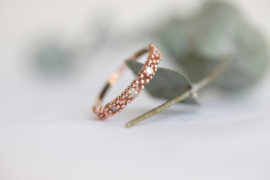 <b><p>secret Cognac Diamond Ring 14k Feme Luxurious</p></b><b><p>シークレット コニャックダイヤリング14k フェミニンな 高級感のあるアクセサリー</p></b><br /><br /><p align='center'>