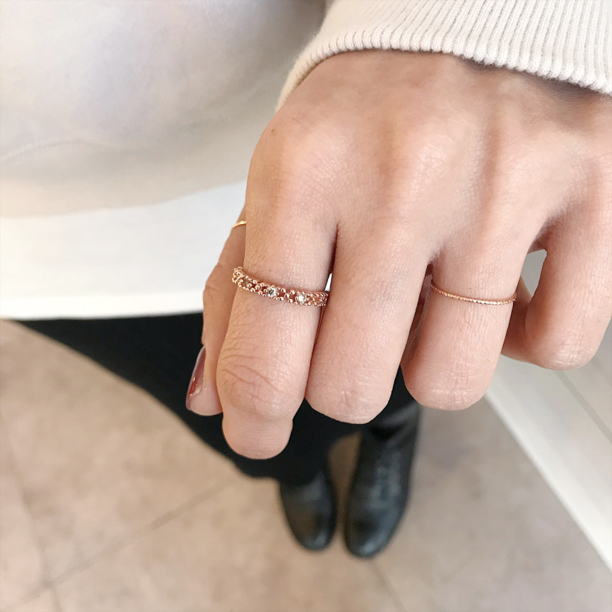 <b><p>secret Cognac Diamond Ring 14k Feme Luxurious</p></b><b><p>シークレット コニャックダイヤリング14k フェミニンな 高級感のあるアクセサリー</p></b><br /><br /><p align='center'>