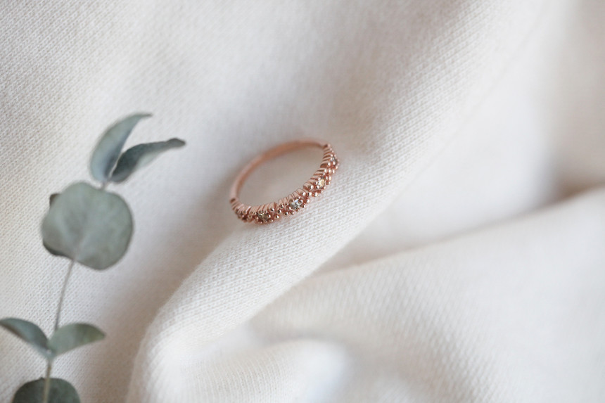 <b><p>secret Cognac Diamond Ring 14k Feme Luxurious</p></b><b><p>シークレット コニャックダイヤリング14k フェミニンな 高級感のあるアクセサリー</p></b><br /><br /><p align='center'>