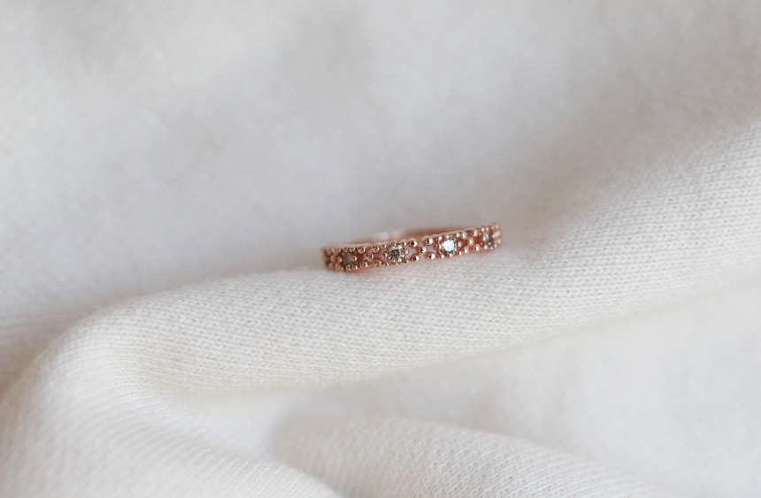 <b><p>secret Cognac Diamond Ring 14k Feme Luxurious</p></b><b><p>シークレット コニャックダイヤリング14k フェミニンな 高級感のあるアクセサリー</p></b><br /><br /><p align='center'>