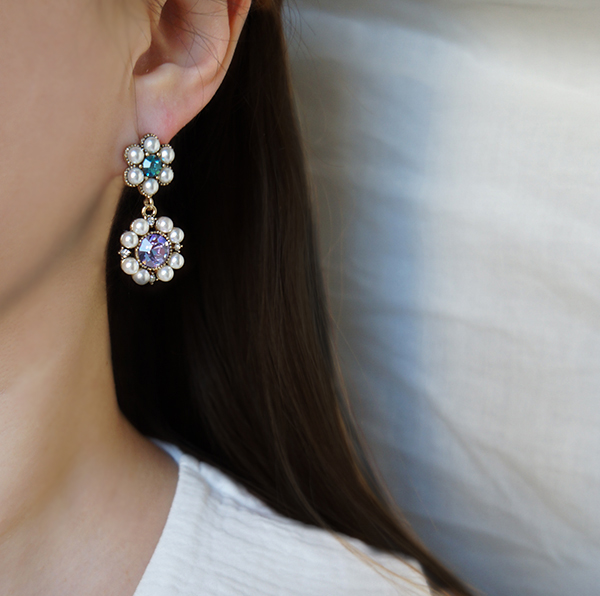 <b><p>Purple Viot earring Possib ves Drop pk Pantone</p></b><b><p>見よ バイオレット イヤリング グィチ可能 ドロップ ピンク パントンカラー アンティーク</p></b><br /><br /><p align='center'>