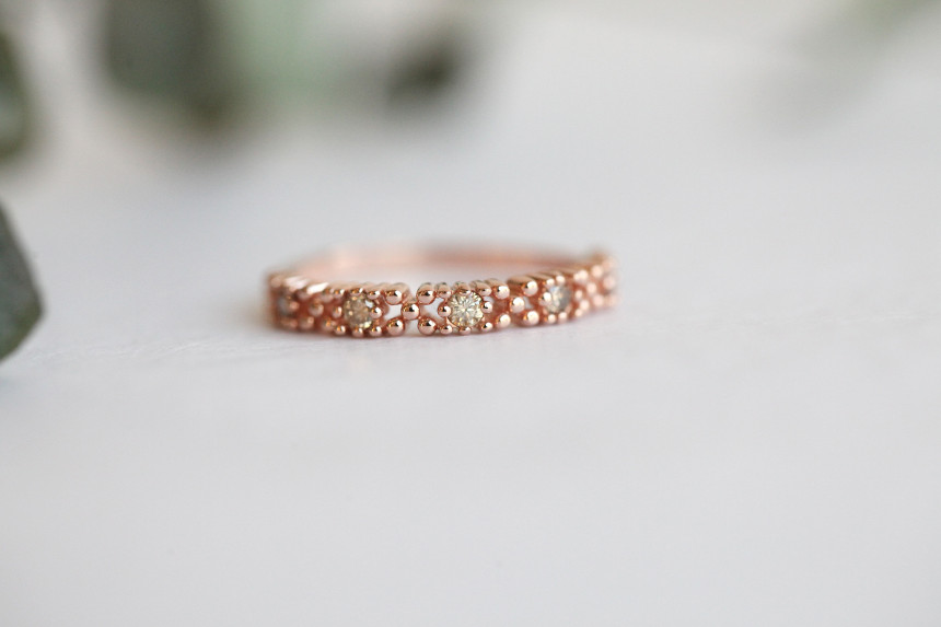 <b><p>secret Cognac Diamond Ring 14k Feme Luxurious</p></b><b><p>シークレット コニャックダイヤリング14k フェミニンな 高級感のあるアクセサリー</p></b><br /><br /><p align='center'>
