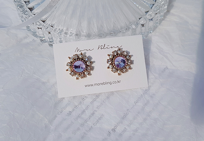 <b><p>Purple Viot earring Possib ves Drop pk Pantone</p></b><b><p>見よ バイオレット イヤリング グィチ可能 ドロップ ピンク パントンカラー アンティーク</p></b><br /><br /><p align='center'>