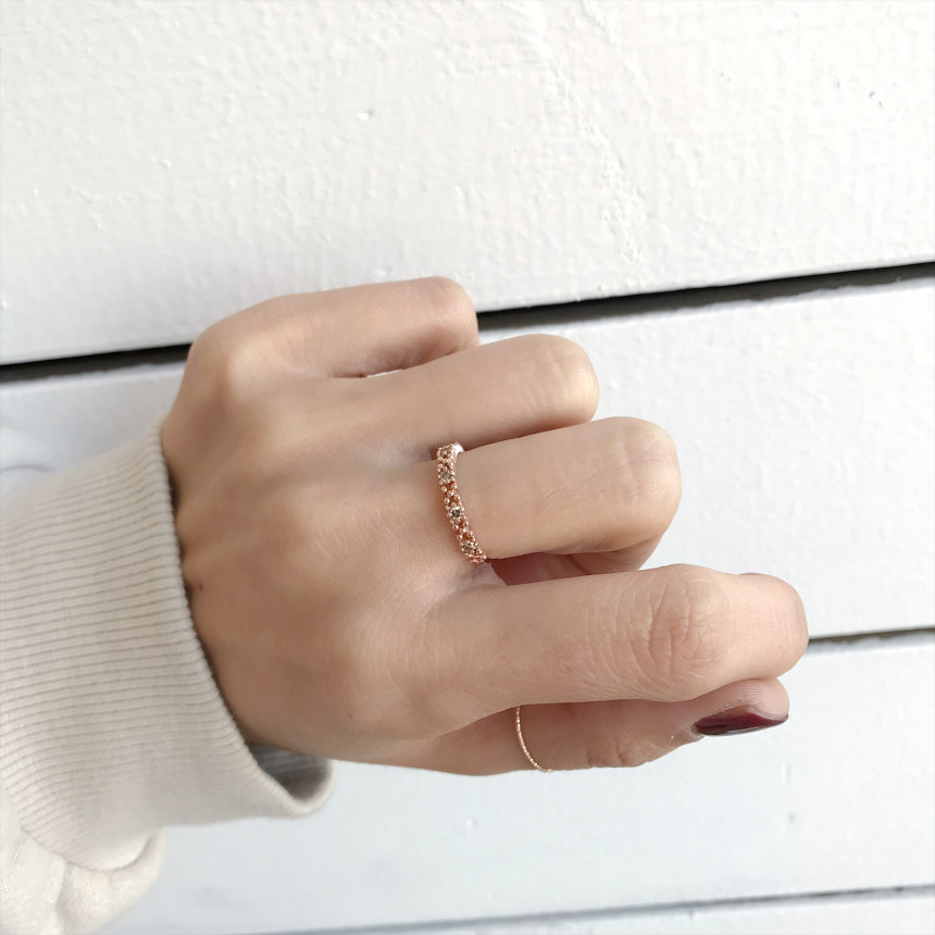 <b><p>secret Cognac Diamond Ring 14k Feme Luxurious</p></b><b><p>シークレット コニャックダイヤリング14k フェミニンな 高級感のあるアクセサリー</p></b><br /><br /><p align='center'>