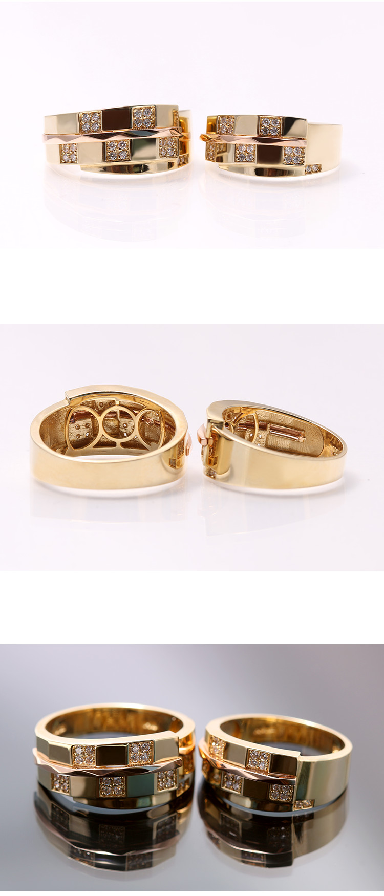 <b><p>Miumiu Coupling design 14k 18k Heavy ily</p></b><b><p>ミュウミュウ カップリング デザイン 14k 18k 重量感のある どっしりとした</p></b><br /><br /><p align='center'>