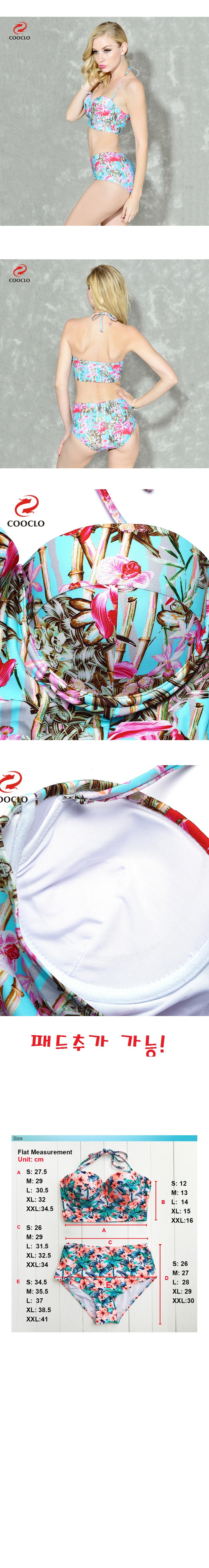 <b><p>Retro flower High waist bikini nocence female</p></b><b><p>レトロ フラワー ハイウエスト ビキニ 清純 女性 花柄水着 ビスチェ</p></b><br /><br /><p align='center'>