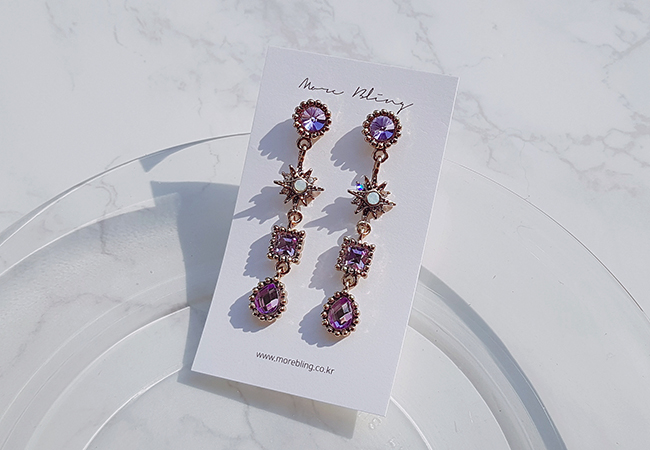 <b><p>Purple Viot earring Possib ves Drop pk Pantone</p></b><b><p>見よ バイオレット イヤリング グィチ可能 ドロップ ピンク パントンカラー アンティーク</p></b><br /><br /><p align='center'>