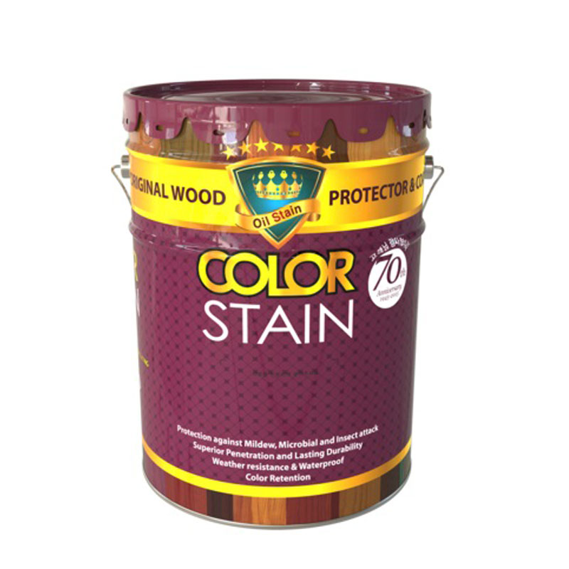 노루페인트 칼라스테인 오일스테인 16L 데크 원목 방부목 투명(베이스)