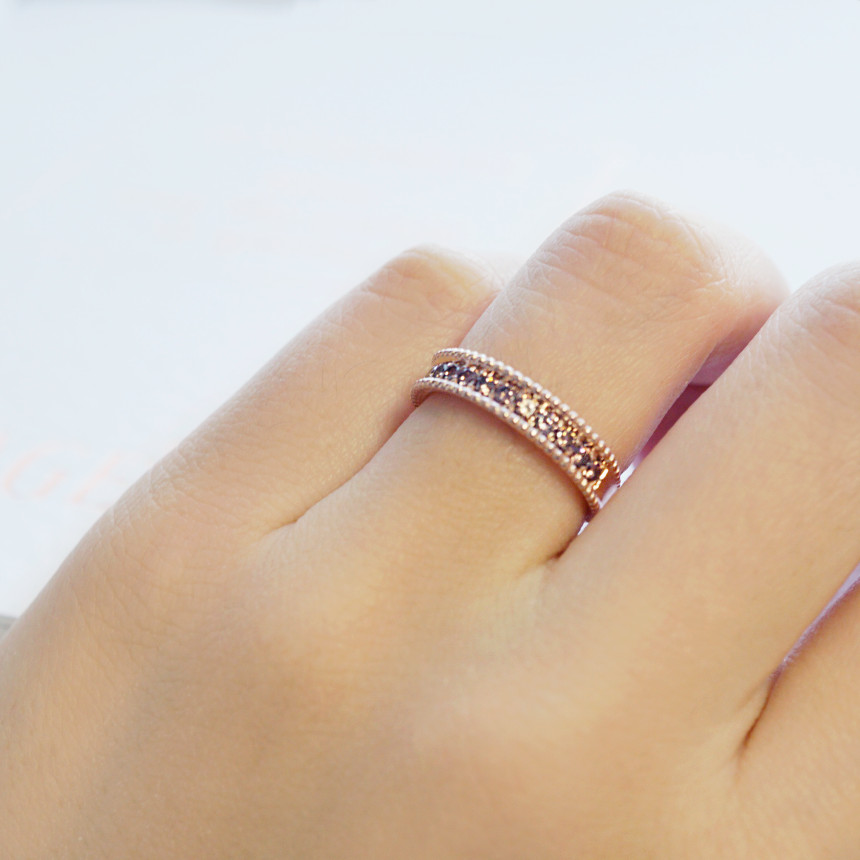 <b><p>14k gold rose Cognac Cubic side Round ring</p></b><b><p>14k ゴールド ローズ コニャック キュービ サイド ドルイ リング 高級感のあるアクセサリー</p></b><br /><br /><p align='center'>
