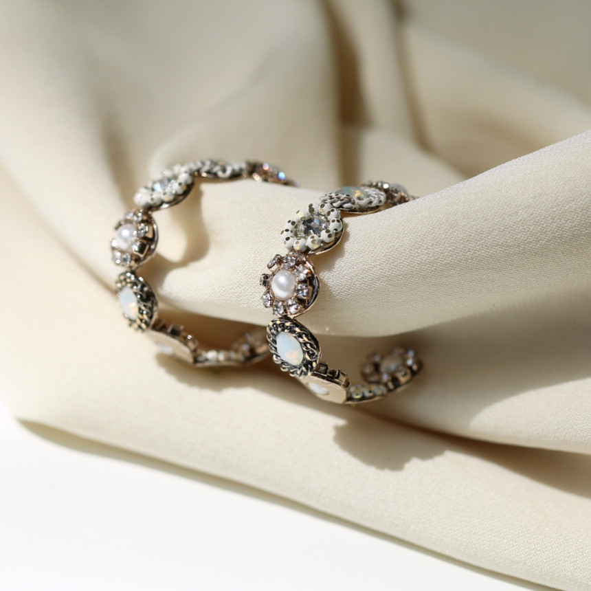 <b><p>Fermat Antique Pearl Ring rs Bold handde</p></b><b><p>ペルマタ アンティーク 真珠 リングピアス ボールド ハンドメイド 特異な 派手な</p></b><br /><br /><p align='center'>