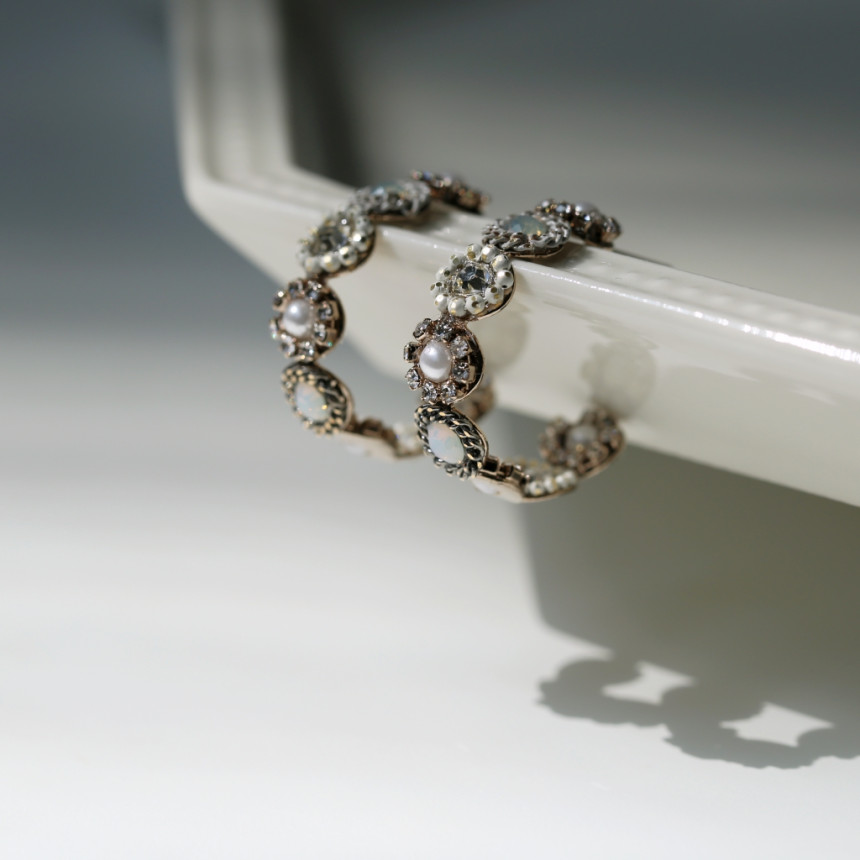 <b><p>Fermat Antique Pearl Ring rs Bold handde</p></b><b><p>ペルマタ アンティーク 真珠 リングピアス ボールド ハンドメイド 特異な 派手な</p></b><br /><br /><p align='center'>