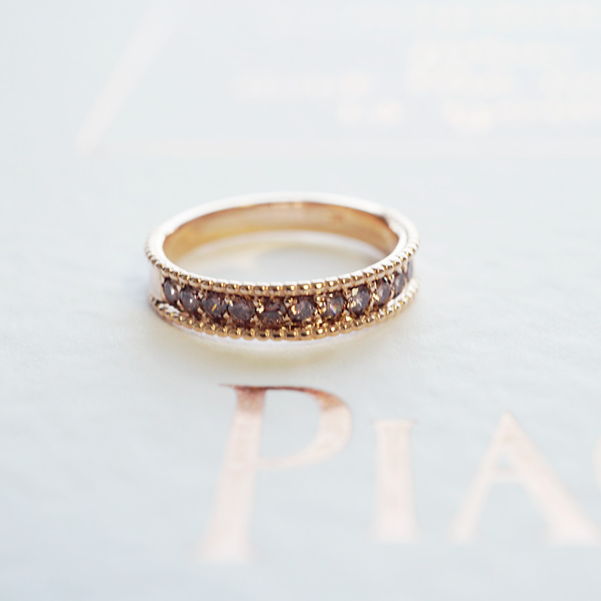 <b><p>14k gold rose Cognac Cubic side Round ring</p></b><b><p>14k ゴールド ローズ コニャック キュービ サイド ドルイ リング 高級感のあるアクセサリー</p></b><br /><br /><p align='center'>