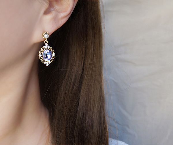 <b><p>Purple Viot earring Possib ves Drop pk Pantone</p></b><b><p>見よ バイオレット イヤリング グィチ可能 ドロップ ピンク パントンカラー アンティーク</p></b><br /><br /><p align='center'>